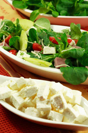 Field salad- healthy foodの写真素材