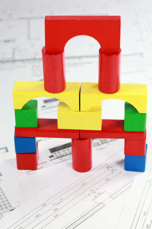 Concept of planning new  houseの写真素材