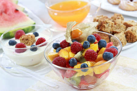 Healthy breakfast or snackの写真素材