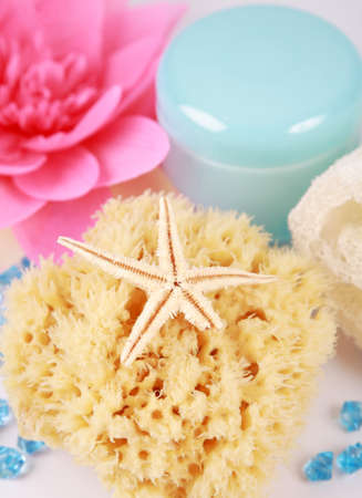 Still life - Bath salt for wellness and spaの写真素材
