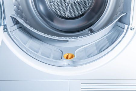Detail of clean filter of a heat pump dryer with heat exchangerの写真素材
