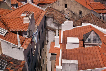 Lisbon roofsの写真素材