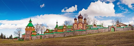 Female monastery in Pjuhtitse. Estoniaの写真素材
