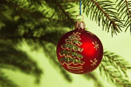 New Year's and Christmas ornamentsの写真素材
