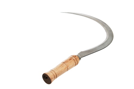 Sickle, it is isolated on whiteの写真素材