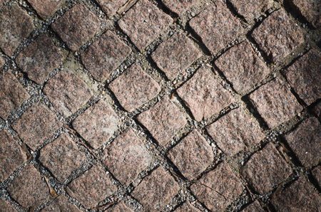 Granite stone blocks a close up. A background