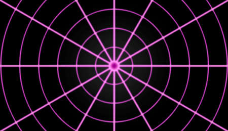 Retro-style polargrid from the eigthies.の写真素材