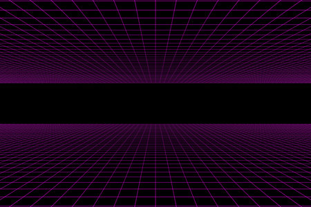 Double 3d purple grid from the 80s.
