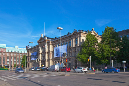 Helsinki, Finland - June 18 2019: The Ateneum is an art museum which is part of the Finnish National Gallery.のeditorial素材