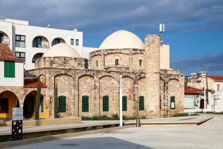 The Zouhouri Tekke is a mosque in the historical center of Larnaca, Cyprus.の写真素材