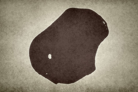 Grunge map of Nauru printed on an old paper.の写真素材