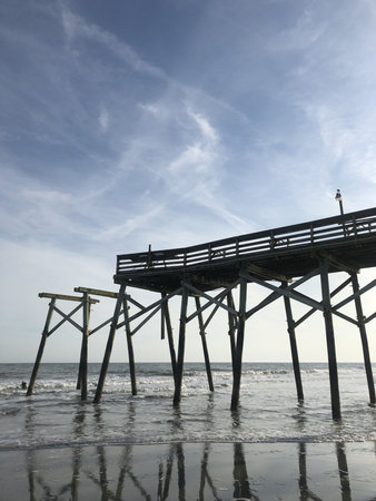 Beach Pierの写真素材