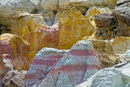 A view of Paint Mine Park near Calhan east of Colorado Springs, CO