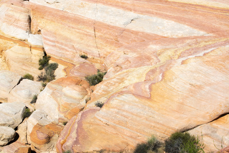 View from scenic Valley of Fire State Park near Las Vegas, Nevadaの写真素材