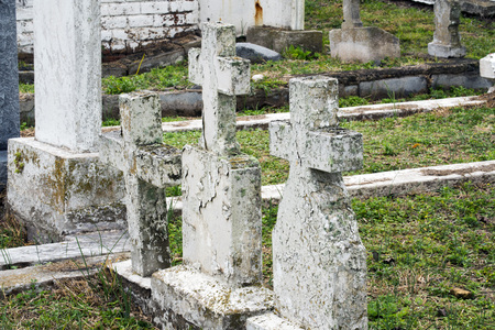 Image of Historic Old City Cemetery in Brownsville, Texasの写真素材