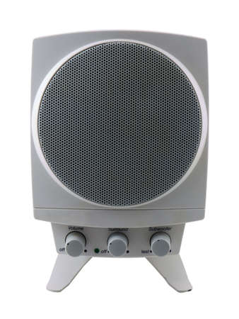 Photo of a speaker isolated on whiteの写真素材