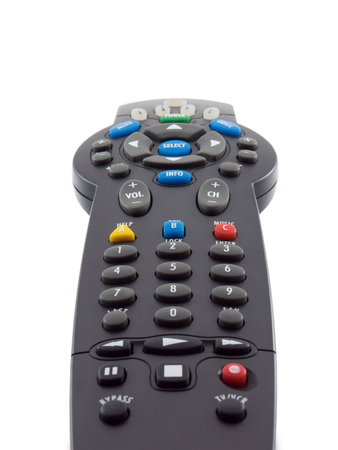 Photo of a remote control isolated on white