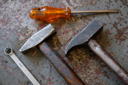 Tools on the floor