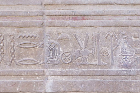 The earliest hieroglyph carved in sandstone, which shows motherhood  childbirth and breastfeeding...