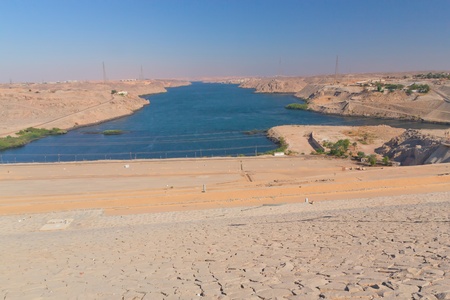 This plant produces over 70  of electricity consumption in Egypt の写真素材