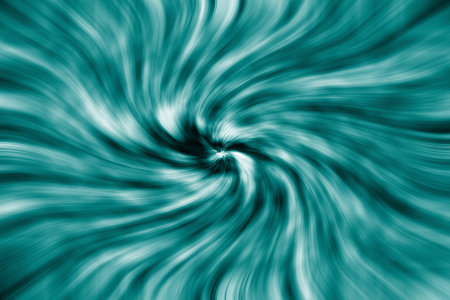 Green and white vortex blurred background. The vortex is directed to the center of the image.の写真素材