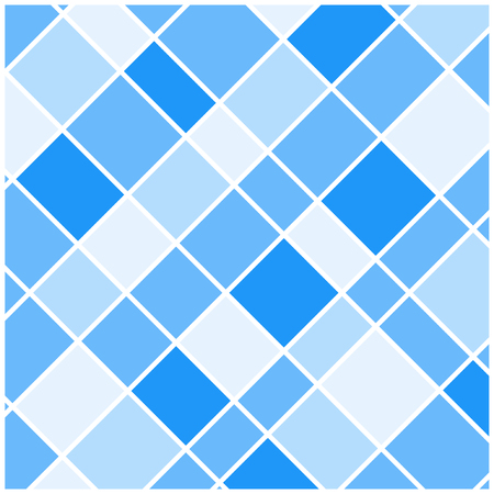 Background design with different shapes of blue squares illustrationのイラスト素材