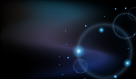Background design with bright rings in space illustrationのイラスト素材