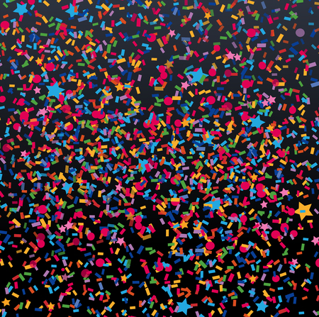 Seamless background with colorful pieces of papers illustrationのイラスト素材