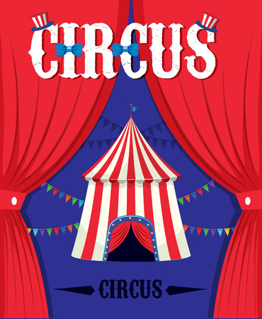 A Fantasy Circus Tent Template illustrationのイラスト素材