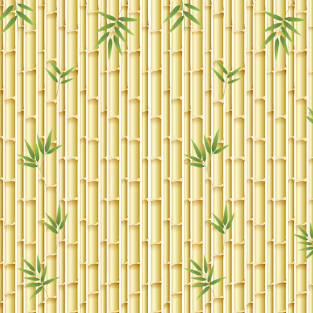 Beautiful nature bamboo template illustrationのイラスト素材