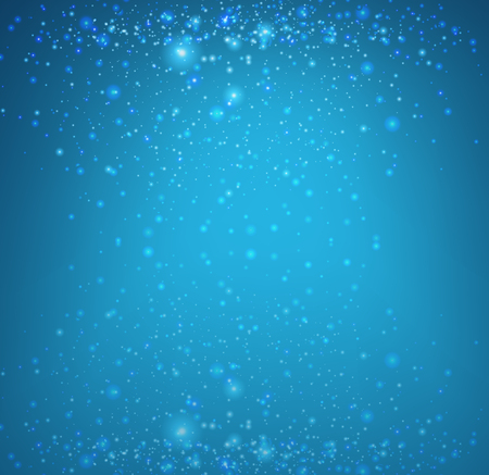 A snow on blue background illustrationのイラスト素材