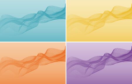 Background template with abstract patterns illustrationのイラスト素材