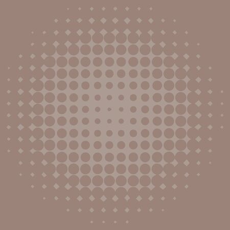 Background template design with brown dots illustrationのイラスト素材