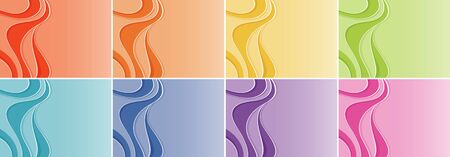 Background template with abstract patterns illustrationのイラスト素材