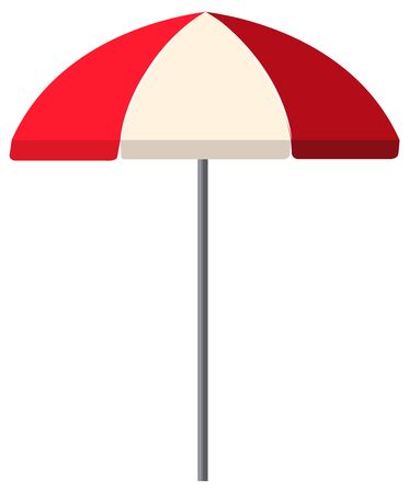 One umbrella on white background illustrationのイラスト素材