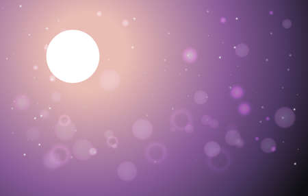 Light from the moon background illustrationのイラスト素材