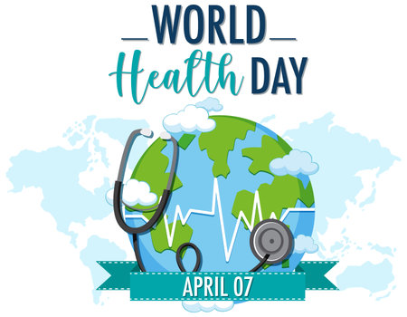 World health day illustrationのイラスト素材
