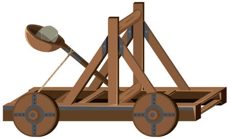 A medieval historical cannon illustrationのイラスト素材