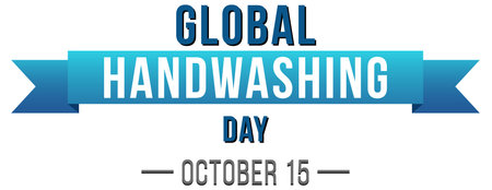 Global Handwashing Day Banner Design illustrationのイラスト素材