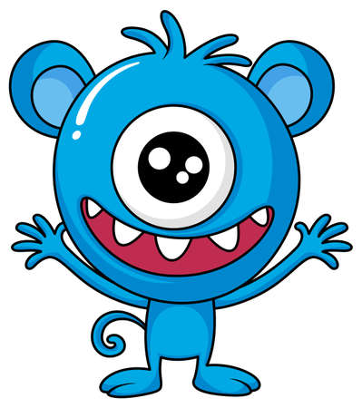 Funny food cartoon character in garden banner illustrationのイラスト素材