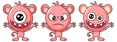 Funny food cartoon character in garden banner illustrationのイラスト素材