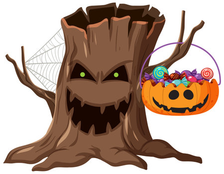 Set of cartoon character and objects illustrationのイラスト素材