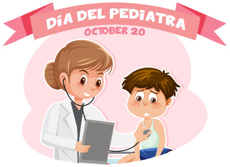 A girl laughing with brouhaha word lext illustrationのイラスト素材