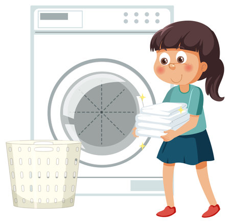 Elves making Christmas presents illustrationのイラスト素材