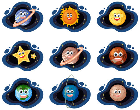 Christmas gingerbread cookies collection illustrationのイラスト素材