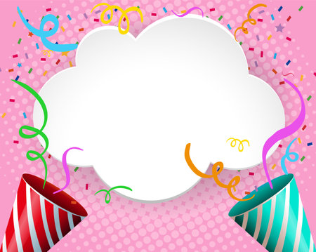 Banner poster template for festive events and special occasions illustrationのイラスト素材