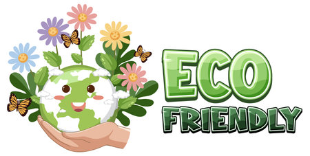 Eco friendly banner vector illustrationのイラスト素材