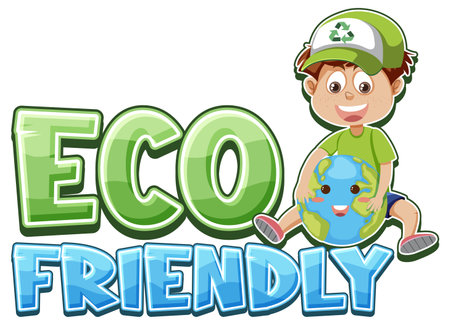 Eco friendly banner vector illustrationのイラスト素材