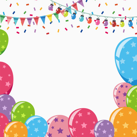 Banner poster template for festive events and special occasions illustrationのイラスト素材