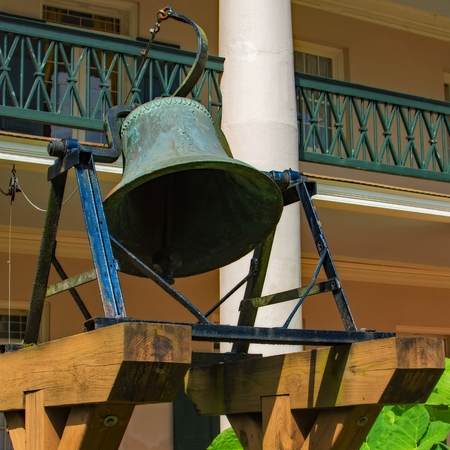Plantation Dinner Bell Louisianaの写真素材